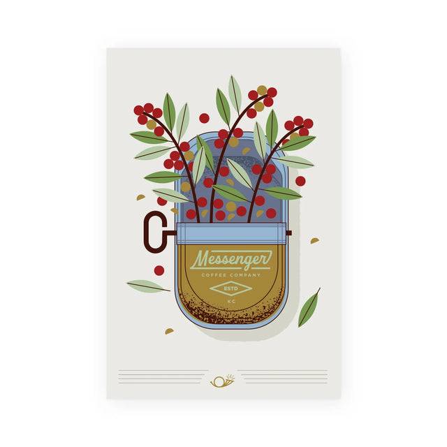 Tinfish Postcard - Messenger Coffee