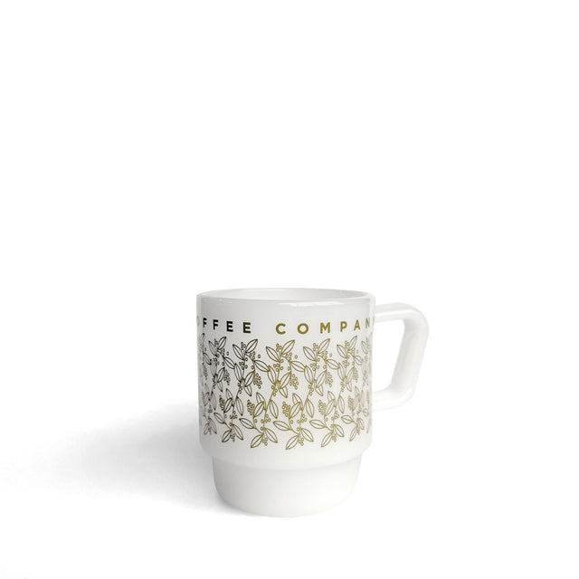 Messenger Branches Milk Glass Mug - Messenger Coffee