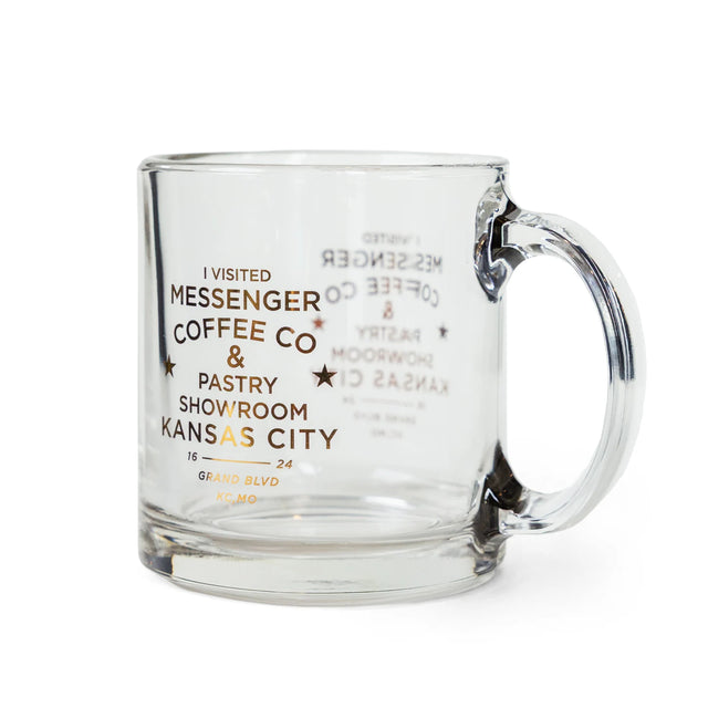 I Visited Messenger Coffee Co. Clear Mug - Messenger Coffee